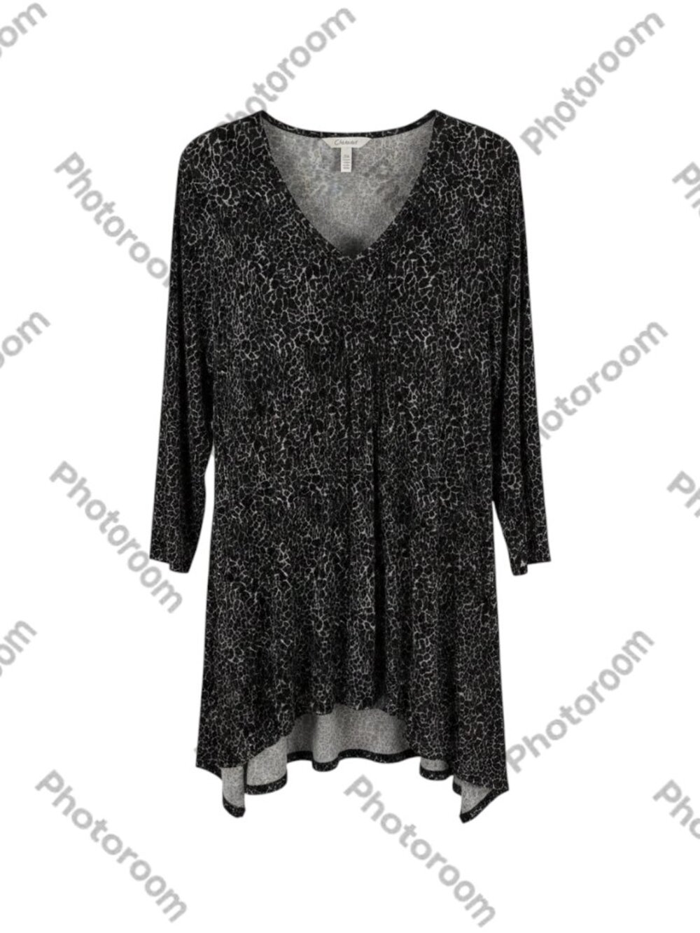 Simply Emma Tunic Top 2X Black